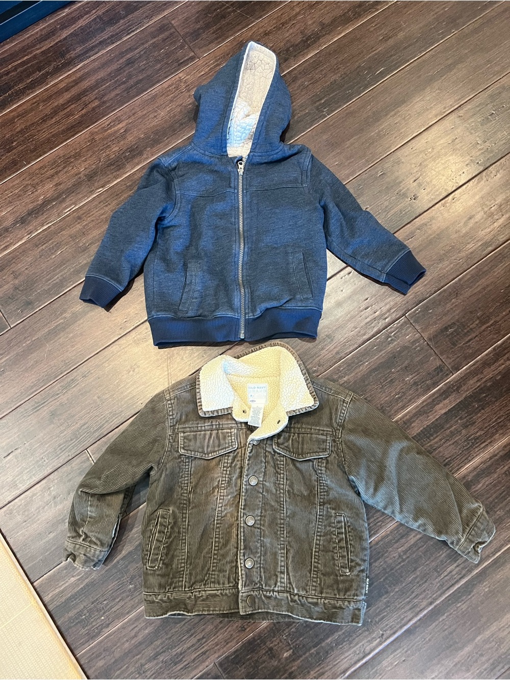 4T Hoodies and light jacket